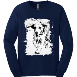 Beagle Running Dog Long Sleeve Shirt Gift For Dog Lover