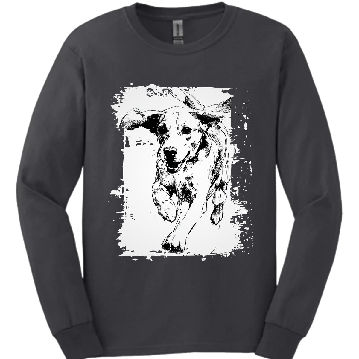Beagle Running Dog Long Sleeve Shirt Gift For Dog Lover