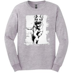 Belgian Malinois Running Dog Long Sleeve Tee Gift For Dog Lover