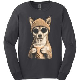 Basenji Hipster Dog Long Sleeve Shirt Gift For Dog Lover