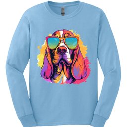 Basset Hound Top Dog Long Sleeve Shirt Gift For Dog Lover