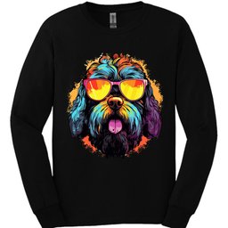 Black Russian Terrier Top Dog Long Sleeve Shirt Gift For Dog Lover