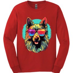 Belgian Tervuren Top Dog Long Sleeve Shirt Gift For Dog Lover
