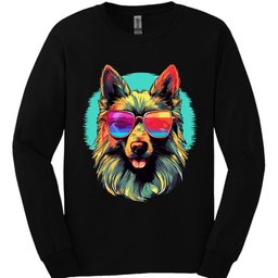 Belgian Tervuren Top Dog Long Sleeve Shirt Gift For Dog Lover