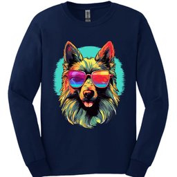 Belgian Tervuren Top Dog Long Sleeve Shirt Gift For Dog Lover