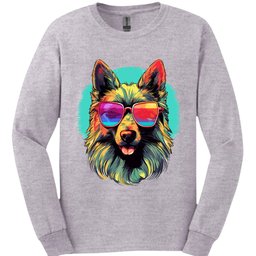 Belgian Tervuren Top Dog Long Sleeve Shirt Gift For Dog Lover
