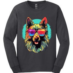 Belgian Tervuren Top Dog Long Sleeve Shirt Gift For Dog Lover