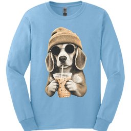 Beagle Hipster Dog Long Sleeve Shirt Gift For Dog Lover
