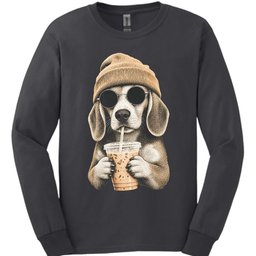 Beagle Hipster Dog Long Sleeve Shirt Gift For Dog Lover