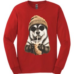 Alaskan Malamute Hipster Dog Long Sleeve Shirt Gift For Dog Lover
