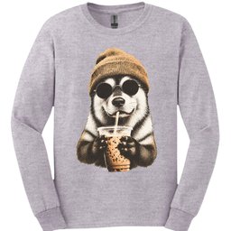 Alaskan Malamute Hipster Dog Long Sleeve Shirt Gift For Dog Lover
