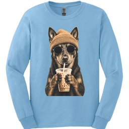 Beauceron Hipster Dog Long Sleeve Shirt Gift For Dog Lover