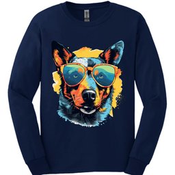 Australian Cattle Top Dog Long Sleeve Shirt Gift For Dog Lover