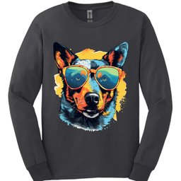 Australian Cattle Top Dog Long Sleeve Shirt Gift For Dog Lover