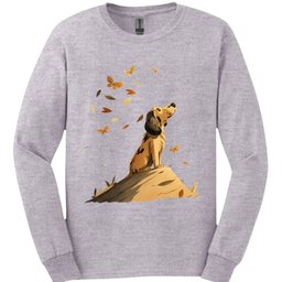 Basset Hound Fall Dog Long Sleeve Shirt Gift For Dog Lover