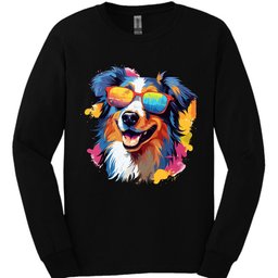 Australian Shepherd Top Dog Long Sleeve Shirt Gift For Dog Lover