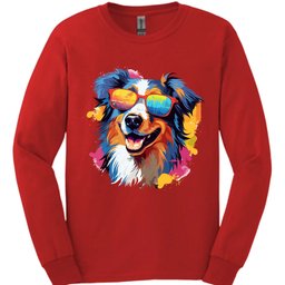 Australian Shepherd Top Dog Long Sleeve Shirt Gift For Dog Lover