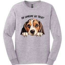 Beagle Did Someone Say Treat Long Sleeve Shirt Gift For Dog Lover