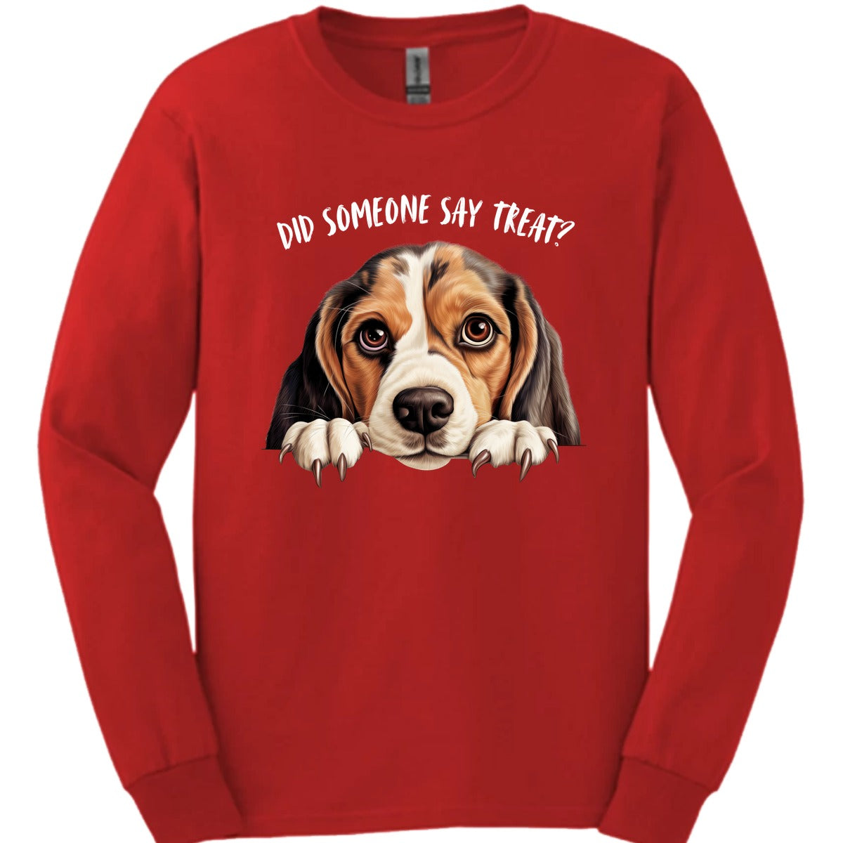 Beagle Did Someone Say Treat Long Sleeve Shirt Gift For Dog Lover