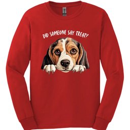 Beagle Did Someone Say Treat Long Sleeve Shirt Gift For Dog Lover