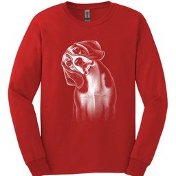 Beagle Tilted Dog Long Sleeve Shirt Gift For Dog Lover