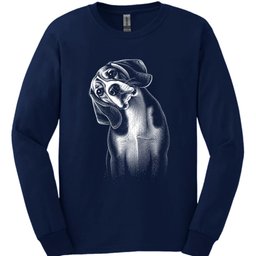 Beagle Tilted Dog Long Sleeve Shirt Gift For Dog Lover