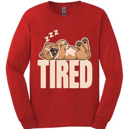 American Bully Tired Dog Long Sleeve Shirt Gift For Dog Lover