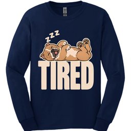 American Bully Tired Dog Long Sleeve Shirt Gift For Dog Lover