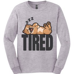 American Bully Tired Dog Long Sleeve Shirt Gift For Dog Lover