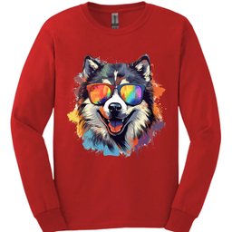 Alaskan Malamute Top Dog Long Sleeve Shirt Gift For Dog Lover