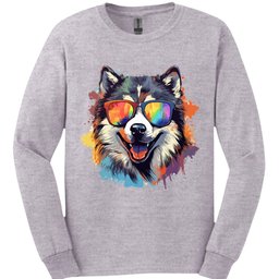 Alaskan Malamute Top Dog Long Sleeve Shirt Gift For Dog Lover