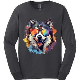 Alaskan Malamute Top Dog Long Sleeve Shirt Gift For Dog Lover
