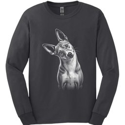 Basenji Tilted Dog Long Sleeve Shirt Gift For Dog Lover