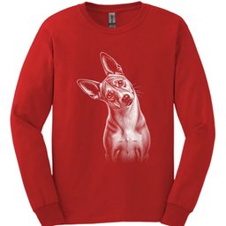 Basenji Tilted Dog Long Sleeve Shirt Gift For Dog Lover