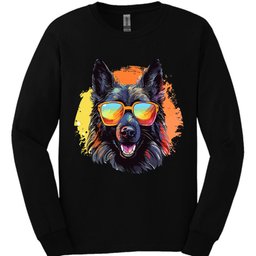 Belgian Sheepdog Top Dog Long Sleeve Shirt Gift For Dog Lover
