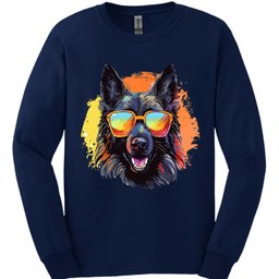 Belgian Sheepdog Top Dog Long Sleeve Shirt Gift For Dog Lover