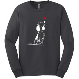 Beagle Sketch Dog Long Sleeve Tee Gift For Dog Lover