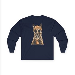 Belgian Malinois Hipster Dog Long Sleeve Shirt Cs Gift For Dog Lover
