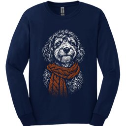 Aussiedoodle Winter Dog Long Sleeve Shirt Gift For Dog Lover