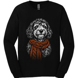 Aussiedoodle Winter Dog Long Sleeve Shirt Gift For Dog Lover
