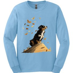 Bernese Mountain Dog Fall Dog Long Sleeve Shirt Gift For Dog Lover
