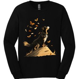 Australian Shepherd Fall Dog Long Sleeve Shirt Gift For Dog Lover