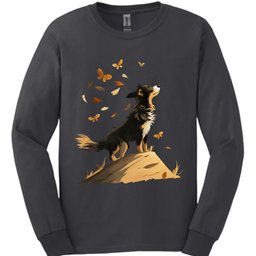 Australian Shepherd Fall Dog Long Sleeve Shirt Gift For Dog Lover