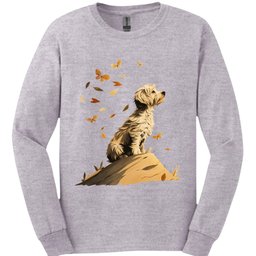 Bichon Frise Fall Dog Long Sleeve Shirt Gift For Dog Lover