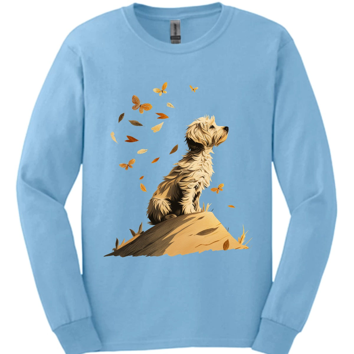 Bichon Frise Fall Dog Long Sleeve Shirt Gift For Dog Lover