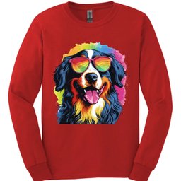 Bernese Mountain Top Dog Long Sleeve Shirt Gift For Dog Lover