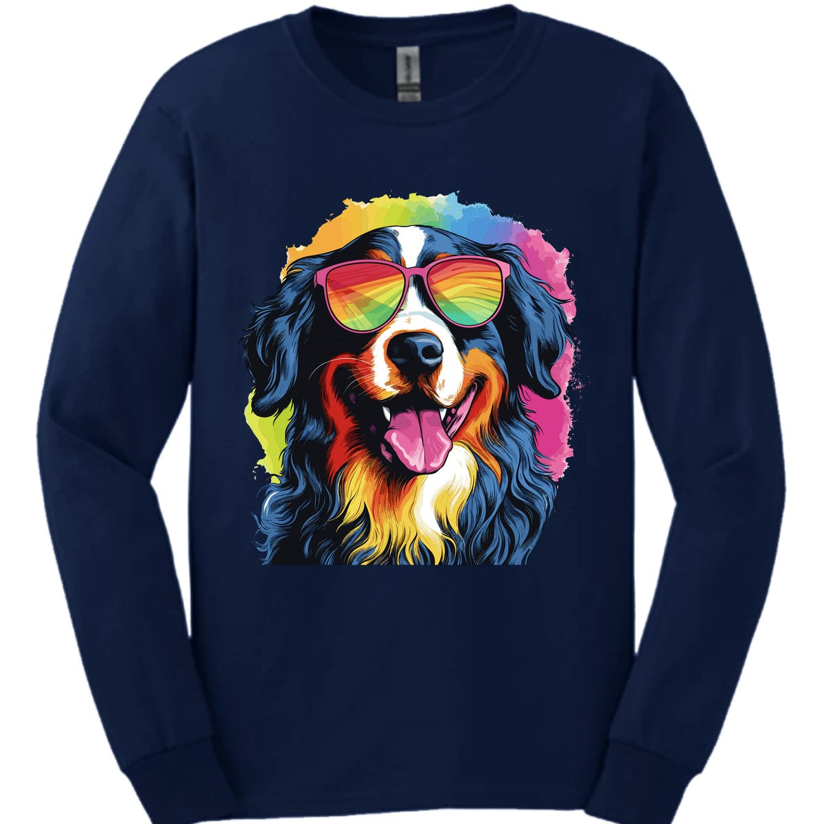 Bernese Mountain Top Dog Long Sleeve Shirt Gift For Dog Lover