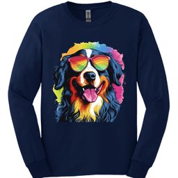 Bernese Mountain Top Dog Long Sleeve Shirt Gift For Dog Lover