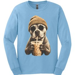 American Staffordshire Terrier Hipster Dog Long Sleeve Shirt Gift For Dog Lover