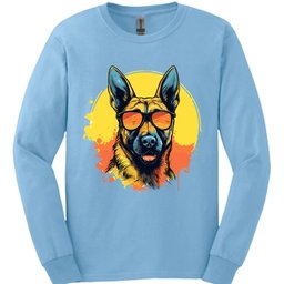 Belgian Malinois Top Dog Long Sleeve Shirt Gift For Dog Lover